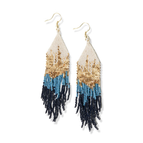 CLAIRE OMBRE FRINGE - BLUE