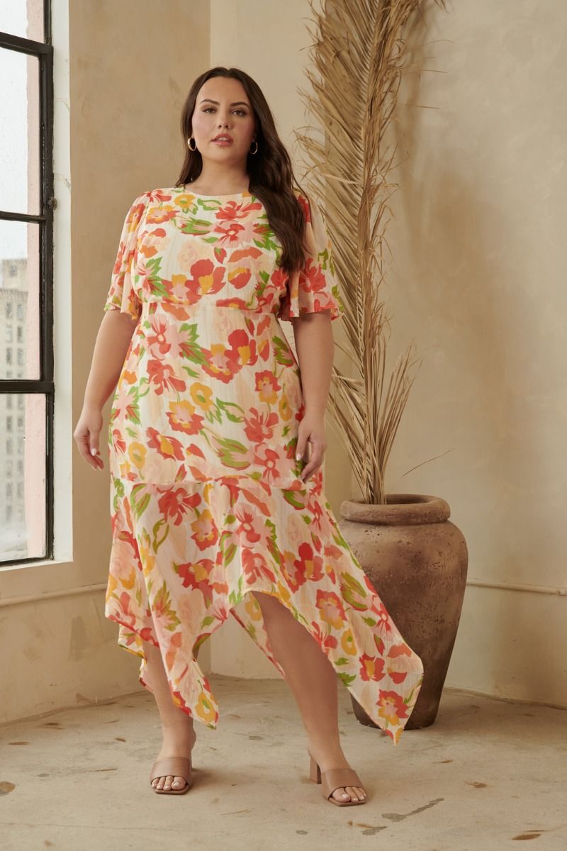 PLUS KAILUA FLUTTER DRESS