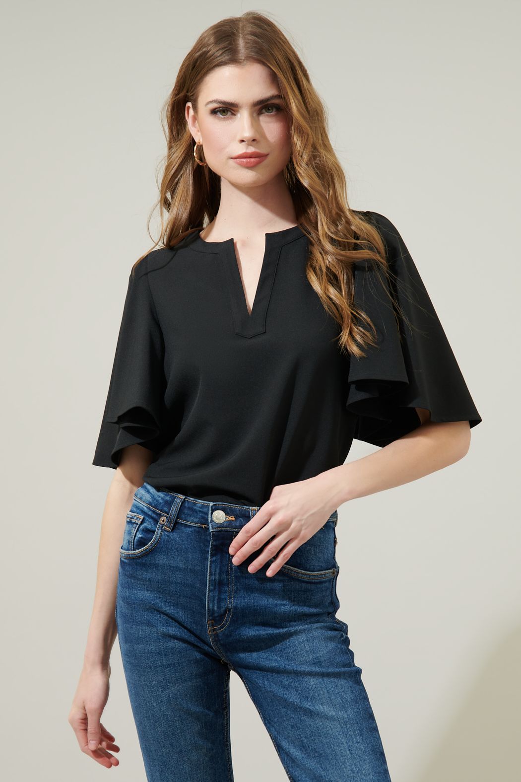 EASTON TOP - BLACK