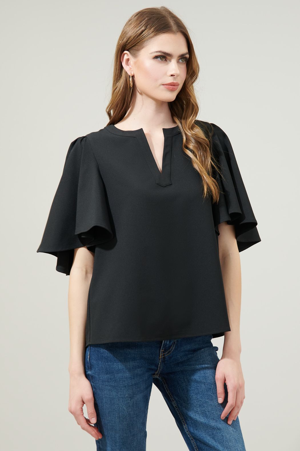 EASTON TOP - BLACK