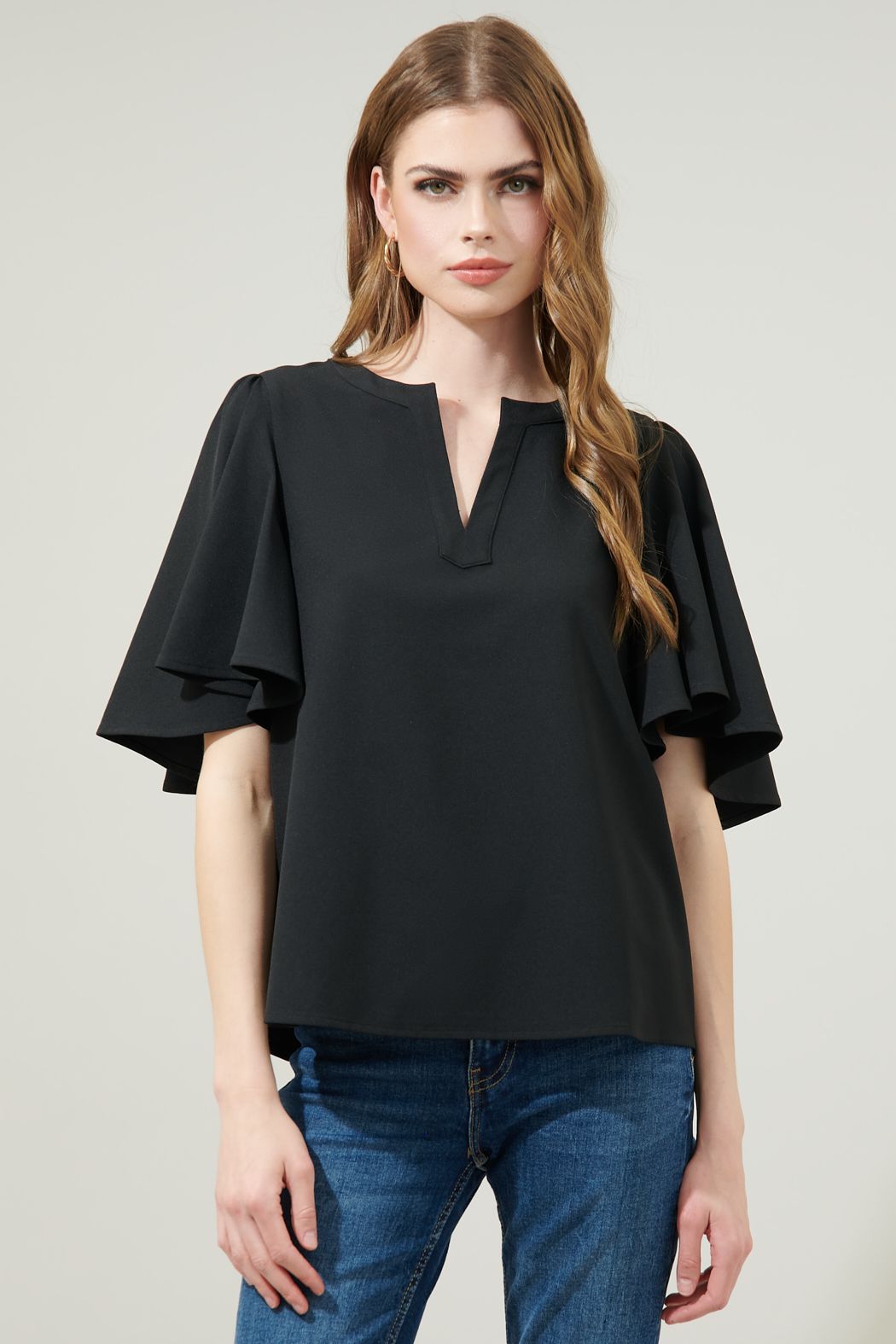 EASTON TOP - BLACK