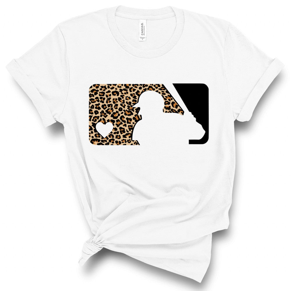 LEOPARD BASEBALL TSHIRT