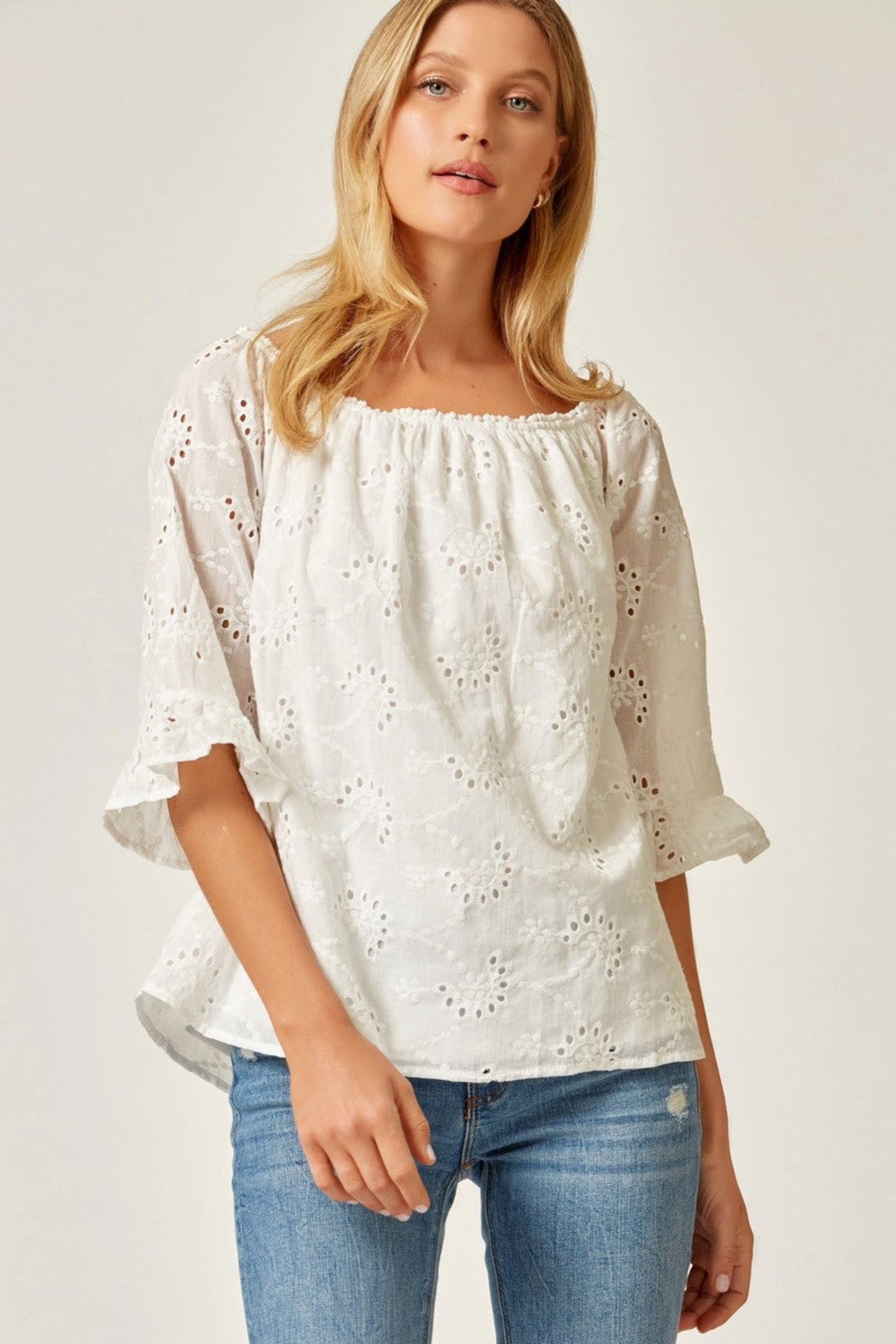 OFF THE SHOULDER BLOUSE