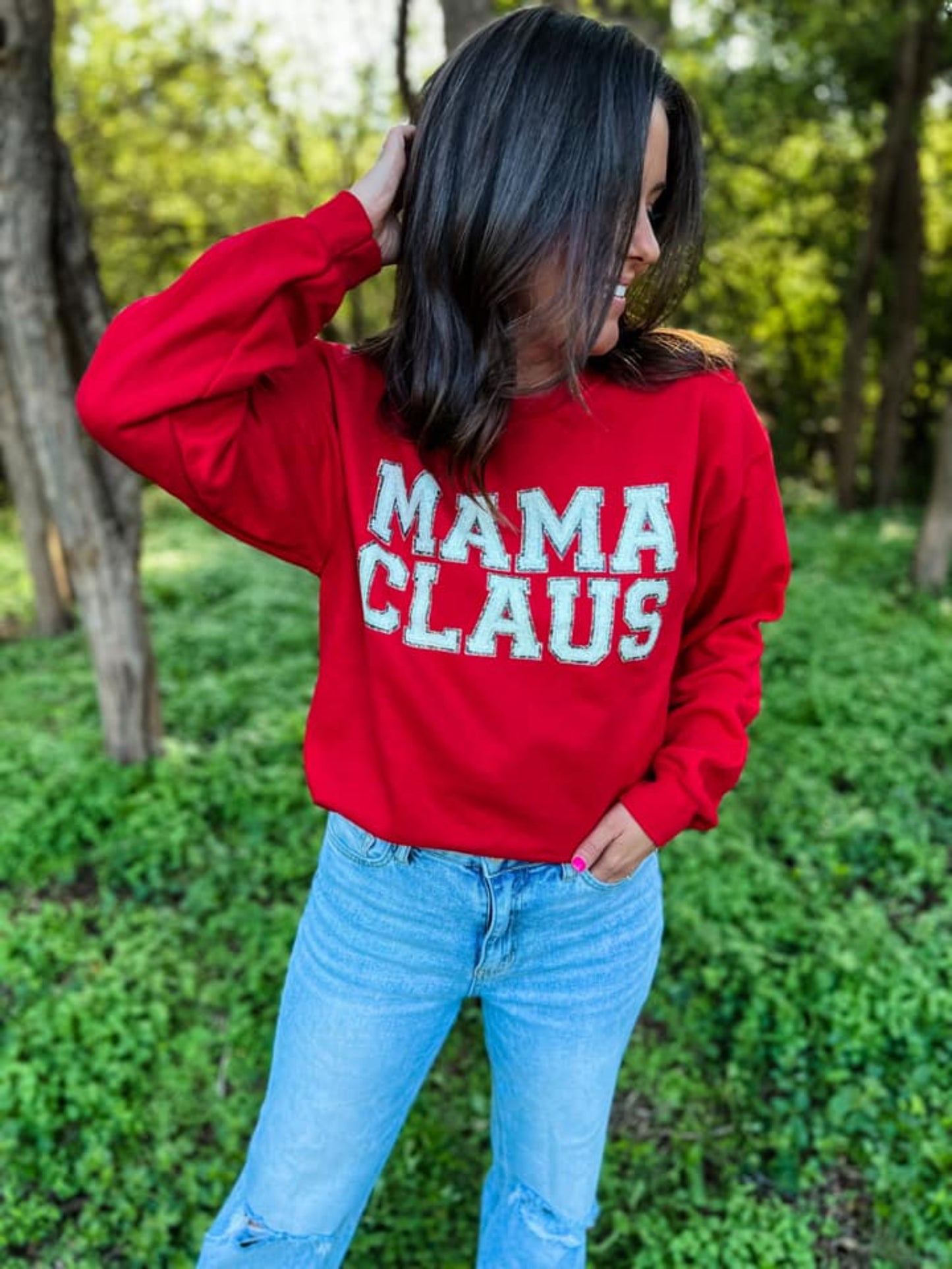 MAMA CLAUS HOLIDAY SWEATSHIRT