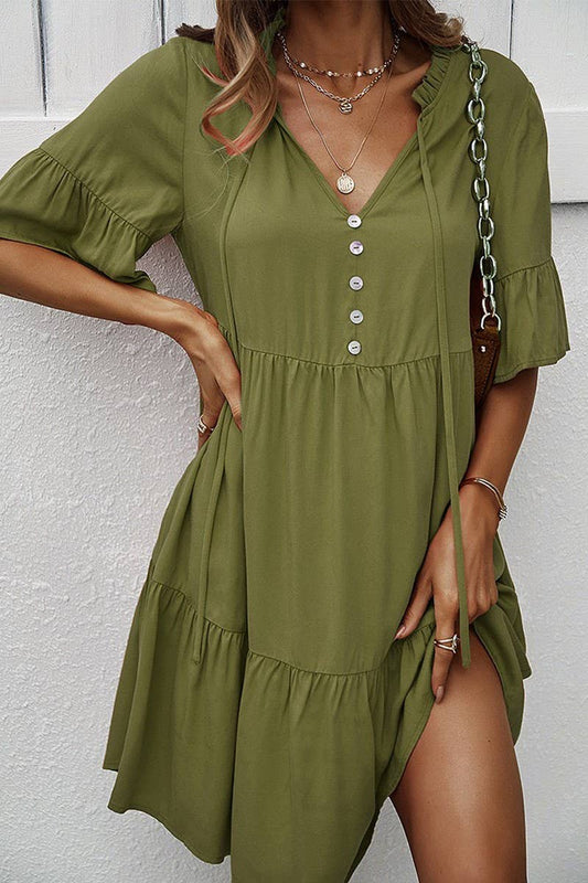 CHARLIE BUTTON UP DRESS