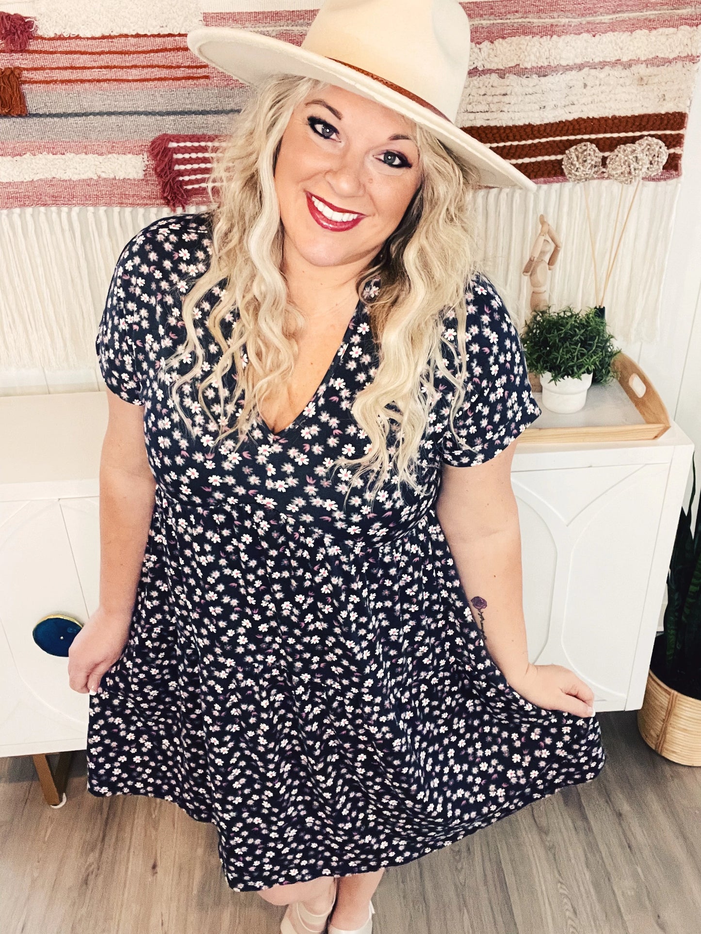 FLORAL HALLE DRESS