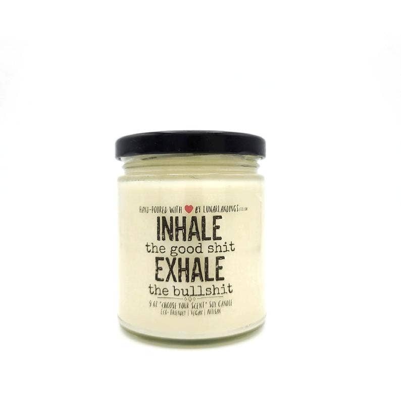 INHALE, EXHALE SAGE & CITRUS SOY CANDLE