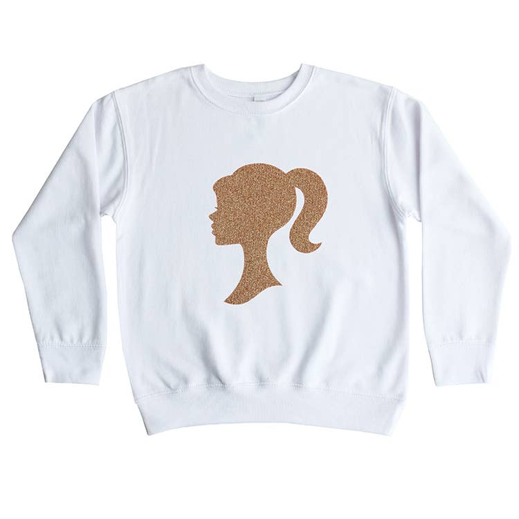 GOLD BARBIE SWEATSHIRT