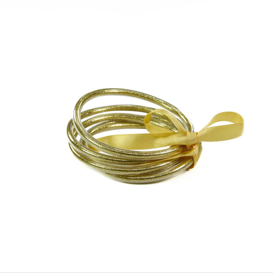 GLITTER JELLY BRACELET - GOLD