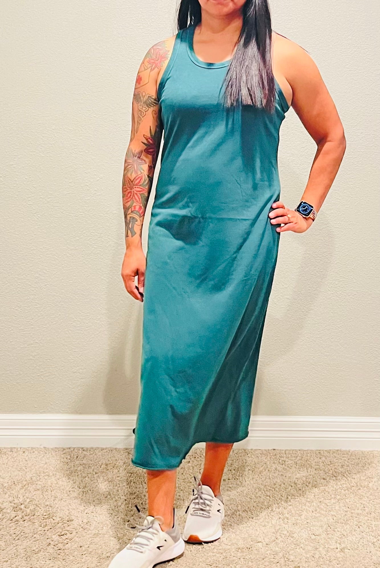 FUN DAY TANK MIDI DRESS