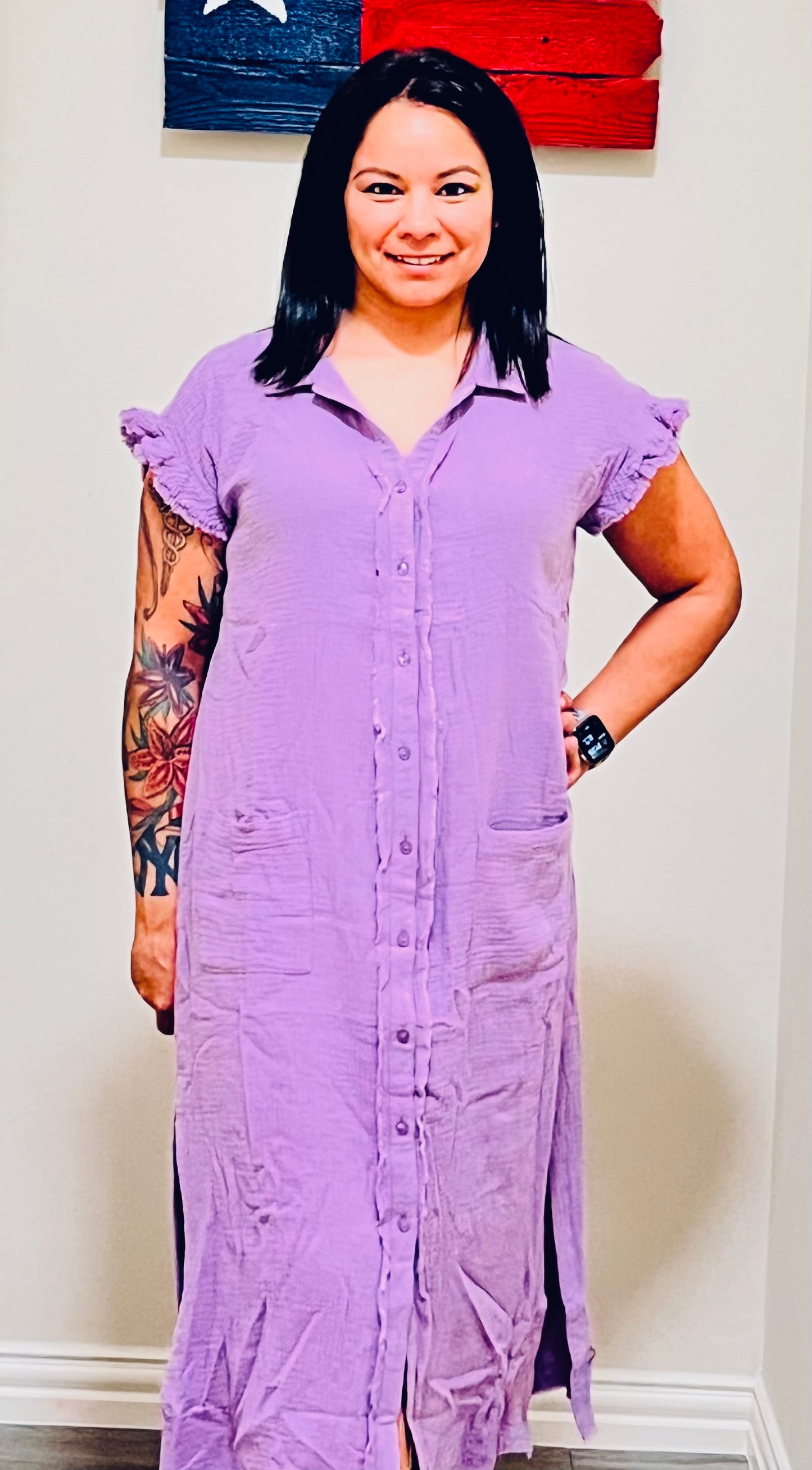 GRACY DRESS - LAVENDER