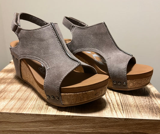 LIBERTY WEDGE - TAUPE