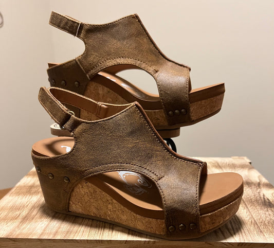 LIBERTY WEDGE - TAN