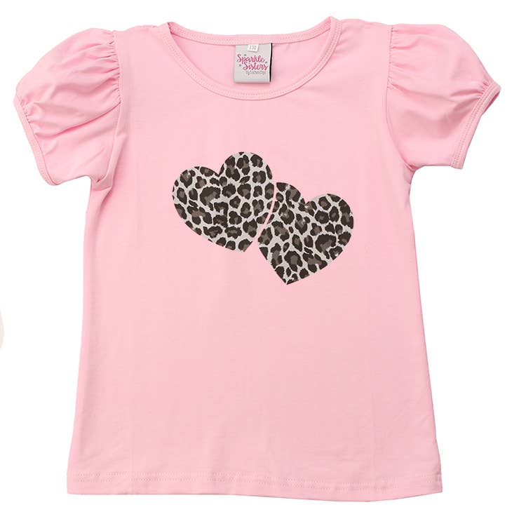 LEOPARD HEARTS TOP