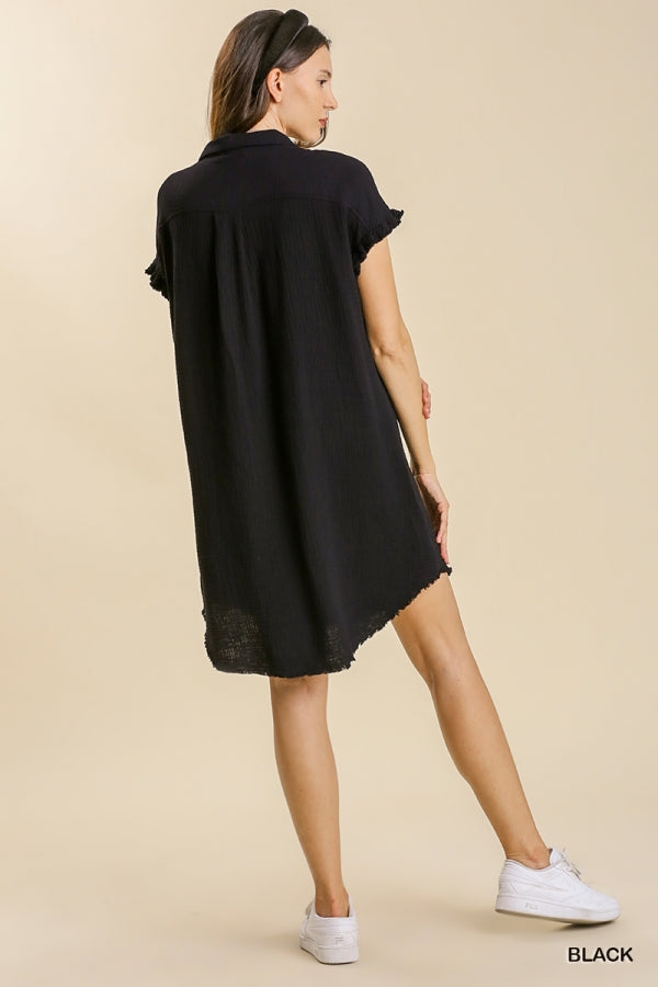 JUST FOR THRILLS DRESS - BLACK