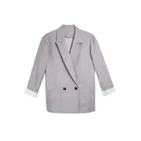 CLASSIC LONG SLEEVE BLAZER - GREY