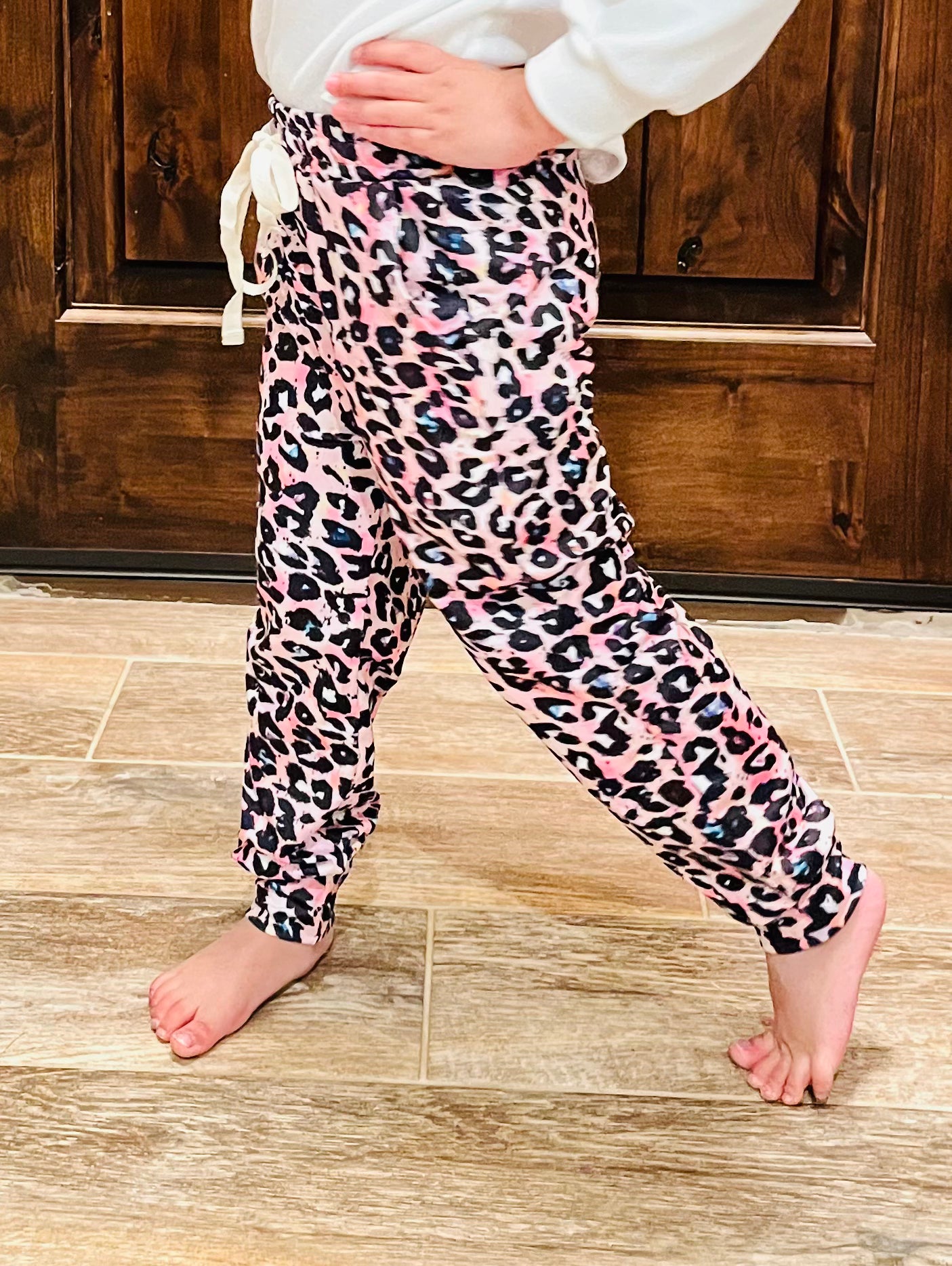 PINK CHEETAH JOGGERS