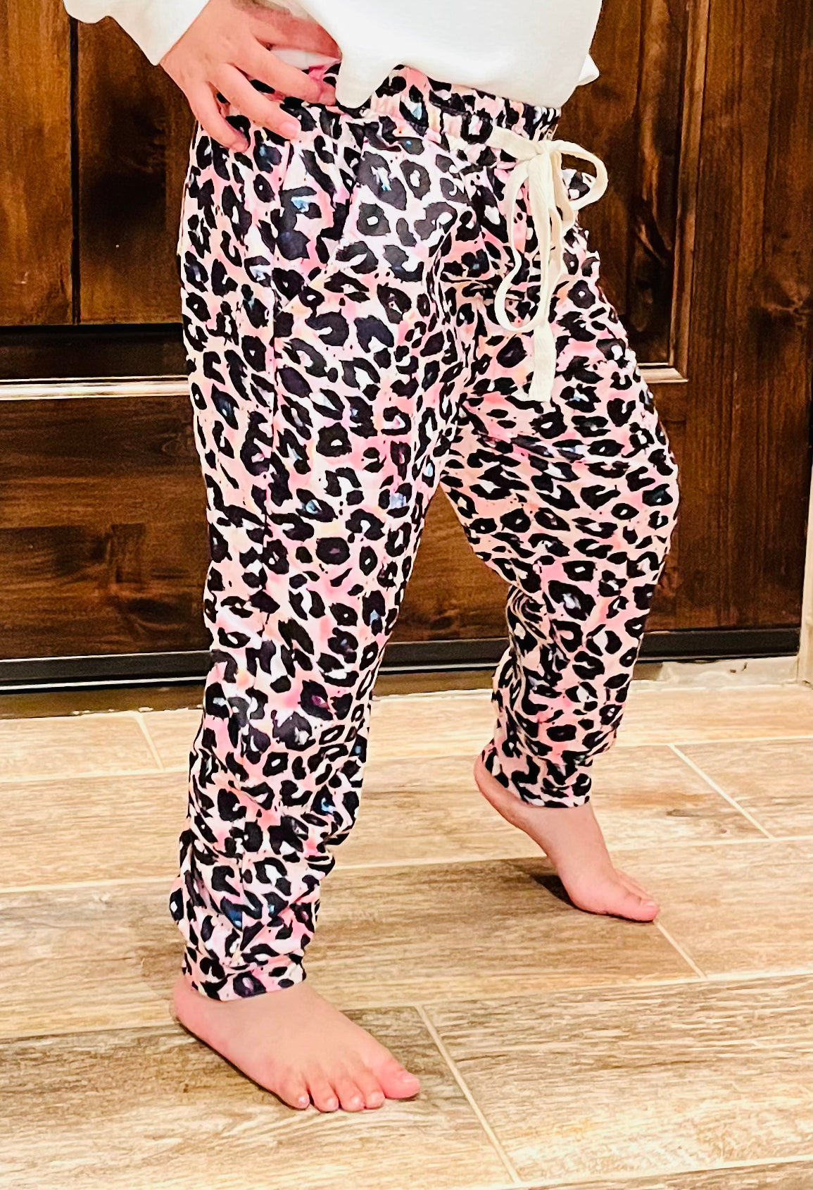 PINK CHEETAH JOGGERS