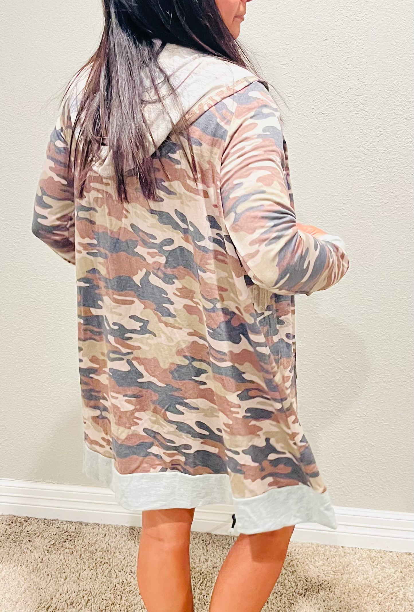 CAMO CARDIGAN