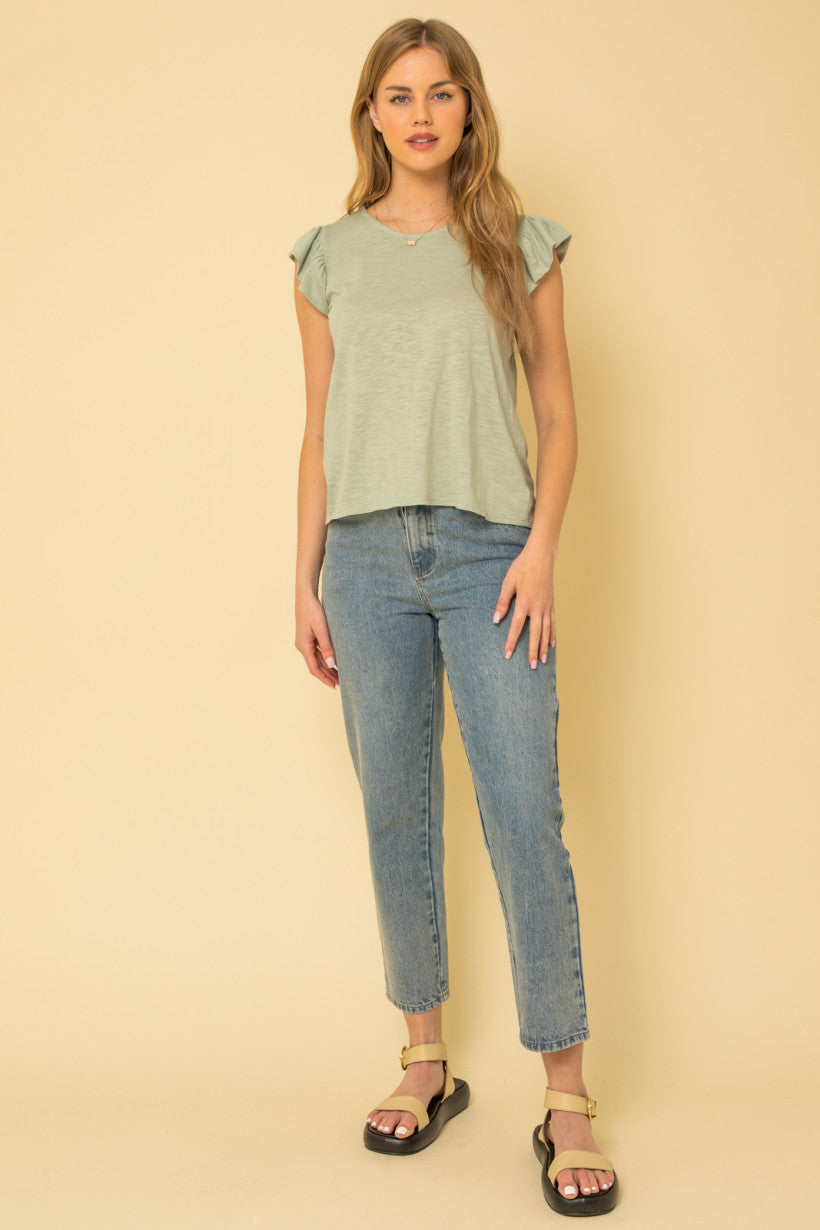 CASUAL DAYS TOP - SAGE